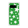 プレミアムスクエアケース with Pixelsnap［ Stars - Green ］