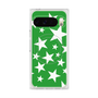 プレミアムスクエアケース with Pixelsnap［ Stars - Green ］