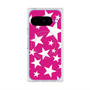プレミアムスクエアケース with Pixelsnap［ Stars - Pink ］