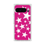 プレミアムスクエアケース with Pixelsnap［ Stars - Pink ］