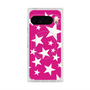 プレミアムスクエアケース with Pixelsnap［ Stars - Pink ］