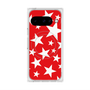 プレミアムスクエアケース with Pixelsnap［ Stars - Red ］