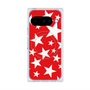 プレミアムスクエアケース with Pixelsnap［ Stars - Red ］