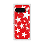 プレミアムスクエアケース with Pixelsnap［ Stars - Red ］