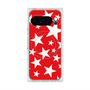 プレミアムスクエアケース with Pixelsnap［ Stars - Red ］