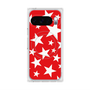 プレミアムスクエアケース with Pixelsnap［ Stars - Red ］