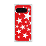 プレミアムスクエアケース with Pixelsnap［ Stars - Red ］