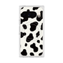 プレミアムスクエアケース with Pixelsnap［ Cow - White ］