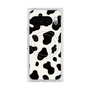 プレミアムスクエアケース with Pixelsnap［ Cow - White ］