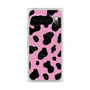 プレミアムスクエアケース with Pixelsnap［ Cow - Pink ］
