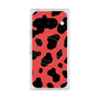 プレミアムスクエアケース with Pixelsnap［ Cow - Red ］