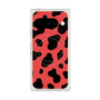 プレミアムスクエアケース with Pixelsnap［ Cow - Red ］