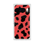 プレミアムスクエアケース with Pixelsnap［ Cow - Red ］