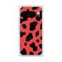 プレミアムスクエアケース with Pixelsnap［ Cow - Red ］