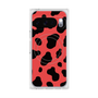 プレミアムスクエアケース with Pixelsnap［ Cow - Red ］