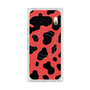 プレミアムスクエアケース with Pixelsnap［ Cow - Red ］