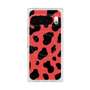 プレミアムスクエアケース with Pixelsnap［ Cow - Red ］