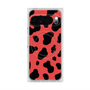 プレミアムスクエアケース with Pixelsnap［ Cow - Red ］