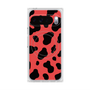 プレミアムスクエアケース with Pixelsnap［ Cow - Red ］