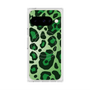 プレミアムスクエアケース with Pixelsnap［ Leopard - Green ］