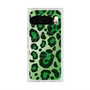 プレミアムスクエアケース with Pixelsnap［ Leopard - Green ］