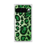 プレミアムスクエアケース with Pixelsnap［ Leopard - Green ］