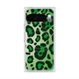 プレミアムスクエアケース with Pixelsnap［ Leopard - Green ］