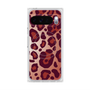プレミアムスクエアケース with Pixelsnap［ Leopard - Red ］