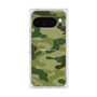 プレミアムスクエアケース with Pixelsnap［ Camouflage - Green ］