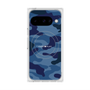 プレミアムスクエアケース with Pixelsnap［ Camouflage - Blue ］