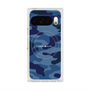 プレミアムスクエアケース with Pixelsnap［ Camouflage - Blue ］