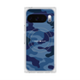 プレミアムスクエアケース with Pixelsnap［ Camouflage - Blue ］