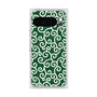 プレミアムスクエアケース with Pixelsnap［ 唐草模様 - Green ］