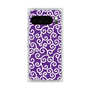 プレミアムスクエアケース with Pixelsnap［ 唐草模様 - Purple ］