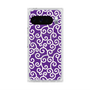 プレミアムスクエアケース with Pixelsnap［ 唐草模様 - Purple ］