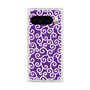 プレミアムスクエアケース with Pixelsnap［ 唐草模様 - Purple ］