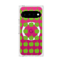 プレミアムスクエアケース with Pixelsnap［ Apple - Green ］