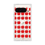 プレミアムスクエアケース with Pixelsnap［ Apple - Red ］