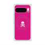 プレミアムスクエアケース with Pixelsnap［ スカル - Pink ］