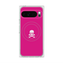 プレミアムスクエアケース with Pixelsnap［ スカル - Pink ］