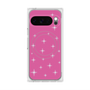 プレミアムスクエアケース with Pixelsnap［ Glitter - Pink ］