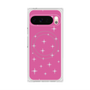 プレミアムスクエアケース with Pixelsnap［ Glitter - Pink ］