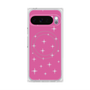 プレミアムスクエアケース with Pixelsnap［ Glitter - Pink ］