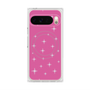 プレミアムスクエアケース with Pixelsnap［ Glitter - Pink ］