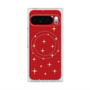 プレミアムスクエアケース with Pixelsnap［ Glitter - Red ］