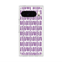 プレミアムスクエアケース with Pixelsnap［ Nordic - Purple ］