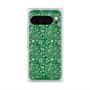 プレミアムスクエアケース with Pixelsnap［ ペイズリー - Green ］