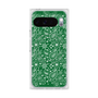 プレミアムスクエアケース with Pixelsnap［ ペイズリー - Green ］