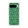プレミアムスクエアケース with Pixelsnap［ ペイズリー - Green ］