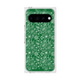 プレミアムスクエアケース with Pixelsnap［ ペイズリー - Green ］